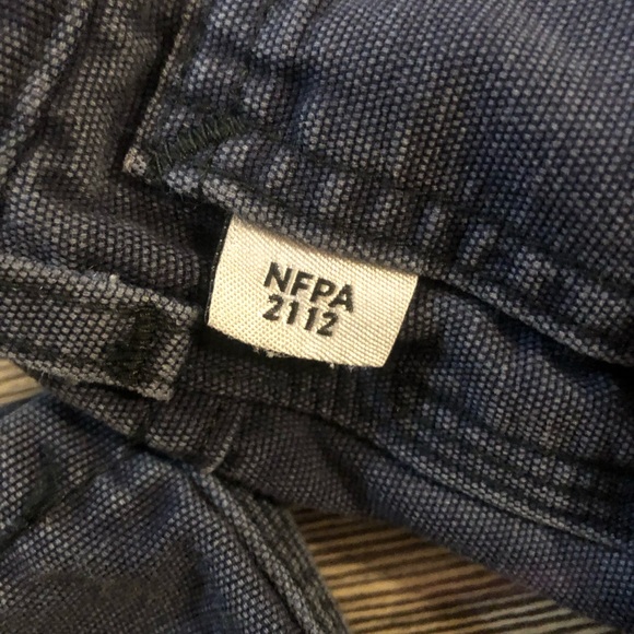 Men’s Carhartt Fire Resistant Cargo Work Pants NFPA2112 38x34 GUC - Picture 8 of 9